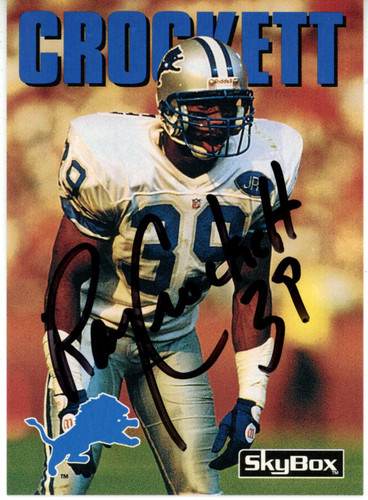 Ray Crockett Autographed 1992 Skybox #45 Trading Card Beckett 44798