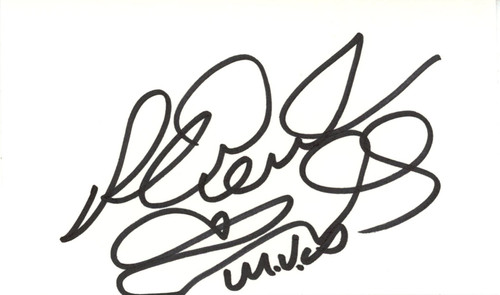 Richard Dent Autographed Chicago Bears Index Card MVP Beckett 45317