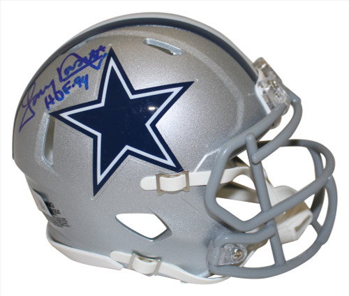 Tony Dorsett Autographed Dallas Cowboys Speed Mini Helmet Beckett
