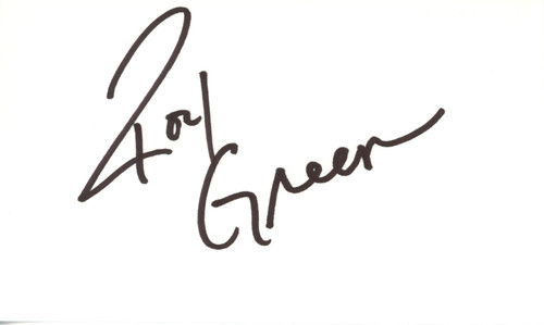 Roy Green Autographed St Louis Cardinals Index Card Beckett 45331