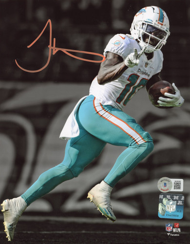 Tyreek Hill Autographed/Signed Miami Dolphins 8x10 Photo BAS