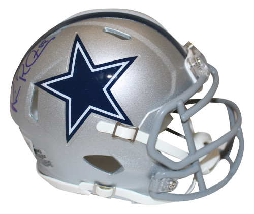 Michael Irvin Autographed Dallas Cowboys Speed Mini Helmet Beckett