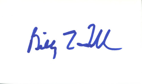 Billy Joe Tolliver Autographed New Orleans Saints Index Card Beckett 45366