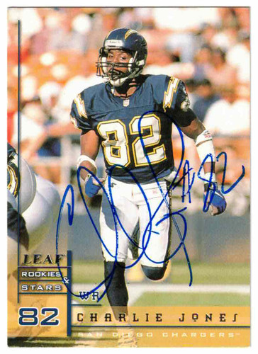 Charlie Jones Autographed 1998 Donruss #159 Trading Card 46264