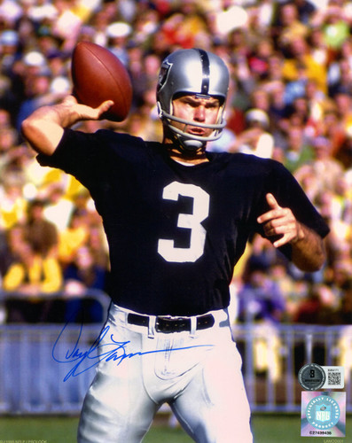 Daryle Lamonica Autographed Oakland Raiders 8x10 Photo Beckett 45630