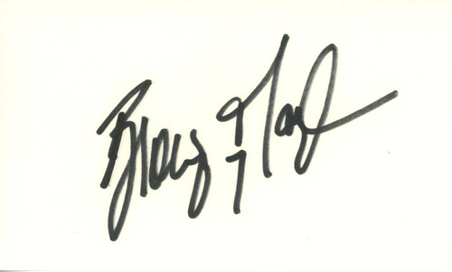 Browning Nagle Autographed/Signed New York Jets Index Card BAS 45345