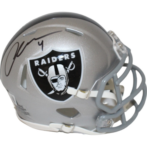 Aidan O'Connell Signed Las Vegas Raiders Mini Helmet Beckett