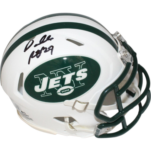 Darrell Revis Autographed/Signed New York Jets TB Mini Helmet Beckett