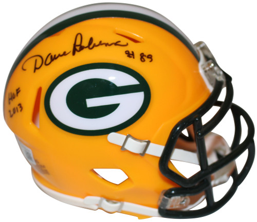 Dave Robinson Autographed Green Bay Packers Speed Mini Helmet BAS