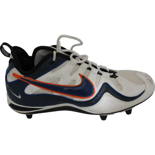 Shannon Sharpe Signed Game Used Nike Sz 12 Cleat Right Foot Beckett 44714