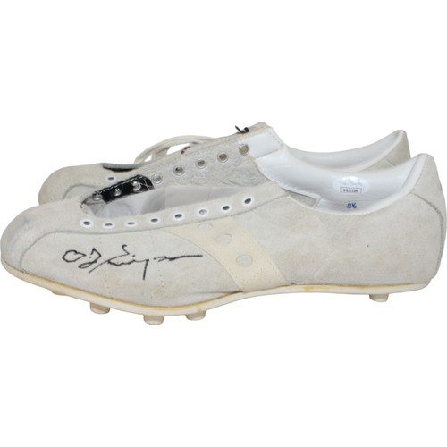 O.J. Simpson Signed Buffalo Bills White Tuffmobile Cleats Juice Is Loose JSA