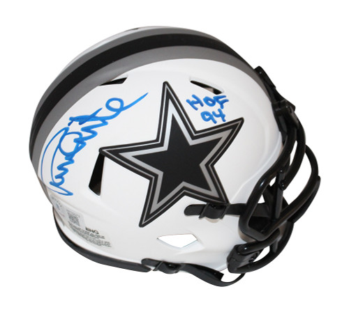 Randy White Autographed Dallas Cowboys Lunar Mini Helmet Beckett