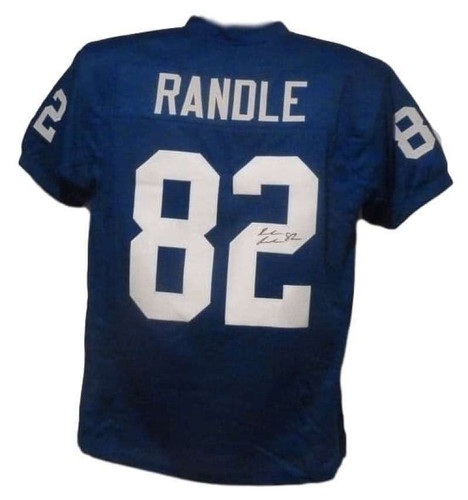Rueben Randle Autographed New York Giants blue size XL jersey BAS