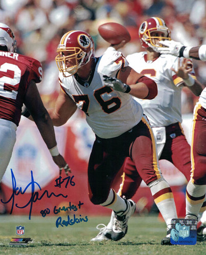 Jon Jansen Autographed Washington Redskins 8x10 Photo 80 Greatest