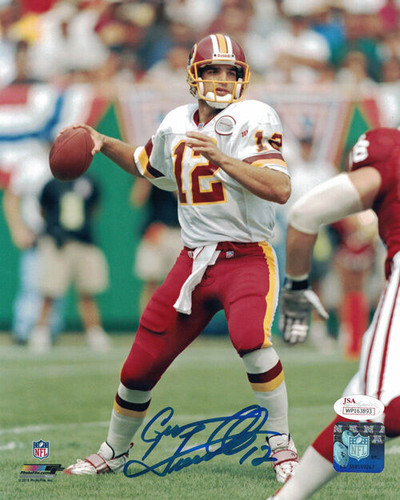 Gus Frerotte Autographed Washington Redskins 8x10 Photo (White) JSA