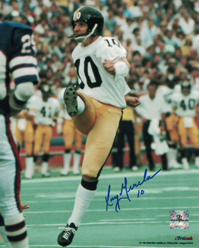 Roy Gerala Autographed Pittsburgh Steelers 8x10 Photo in Color