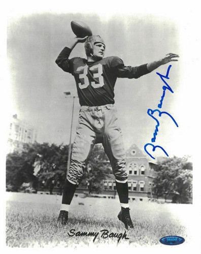 Sammy Baugh Autographed Washington Redskins 8x10 Photo TRI