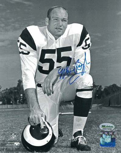Maxie Baughan Autographed Philadelphia Eagles 8x10 Photo SGC