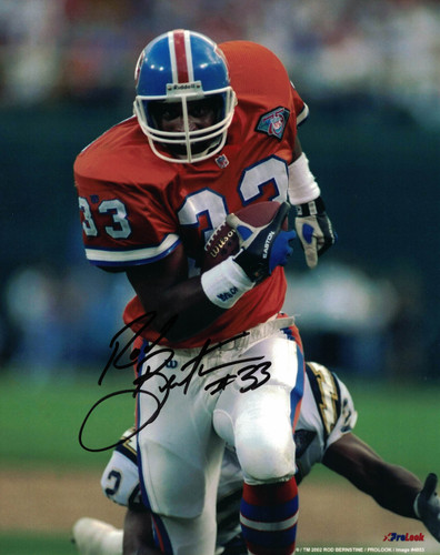 Rod Berstine Autographed/Signed Denver Broncos 8x10 Photo PF
