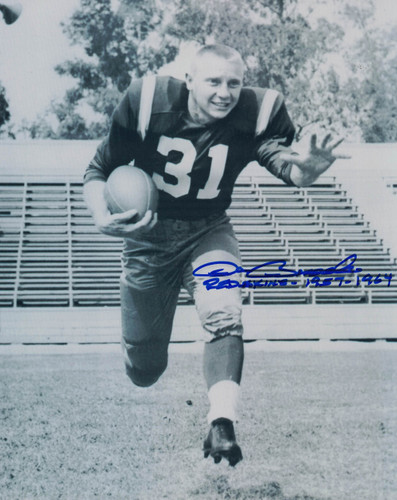 Don Bosseler Autographed/Signed Washington Redskins 8x10 Photo
