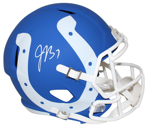 Jacoby Brissett Autographed Indianapolis Colts AMP Replica Helmet JSA