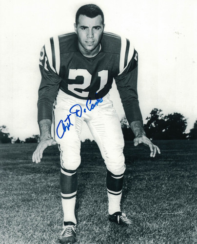 Art DeCarlo Autographed/Signed Baltimore Colts 8x10 Photo