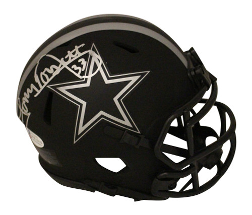 Tony Dorsett Autographed/Signed Dallas Cowboys Eclipse Mini Helmet BAS