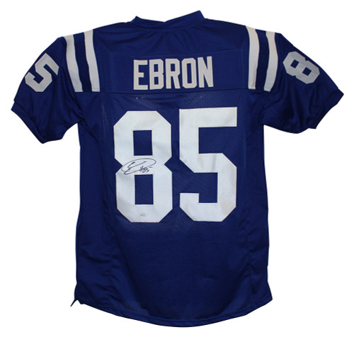 Eric Ebron Autographed/Signed Indianapolis Colts White XL Jersey JSA