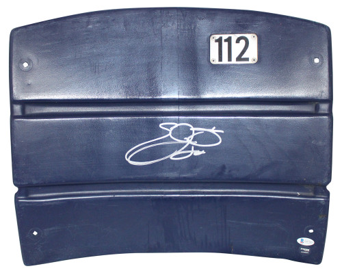 Emmitt Smith Autographed Dallas Cowboys Texas Stadium Seatback BAS