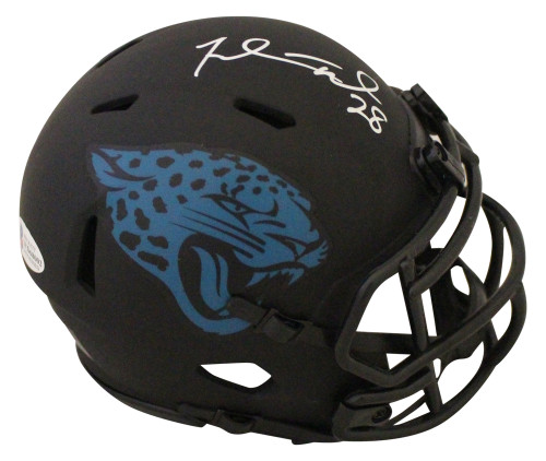 Fred Taylor Autographed Jacksonville Jaguars Eclipse Mini Helmet BAS