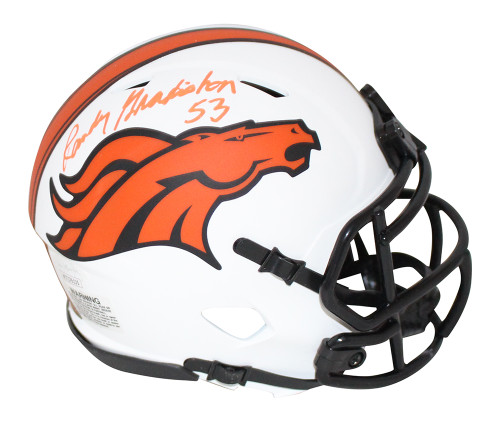 Randy Gradishar Autographed/Signed Denver Broncos Lunar Mini Helmet JSA