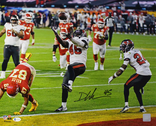 Devin White Autographed/Signed Tampa Bay Buccaneers 16x20 Photo BAS
