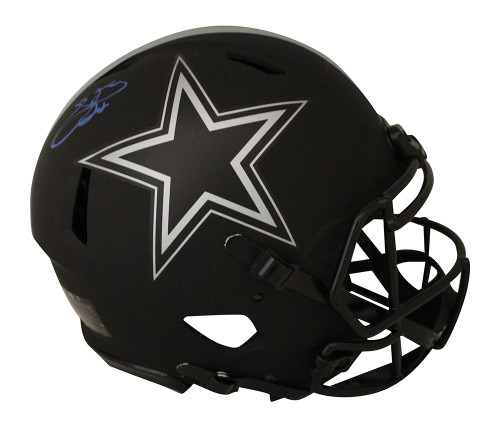 Emmitt Smith Autographed Dallas Cowboys Authentic Eclipse Helmet BAS