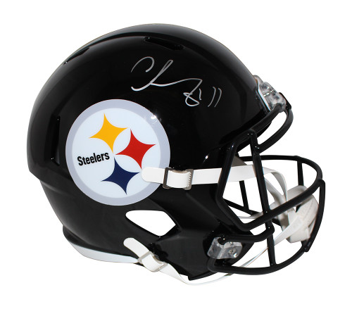 Chase Claypool Autographed Pittsburgh Steelers F/S Speed Helmet BAS