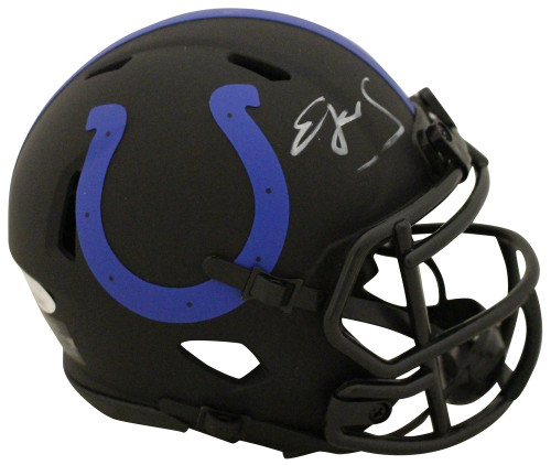 Edgerrin James Autographed Indianaoplis Colts Eclipse Mini Helmet JSA