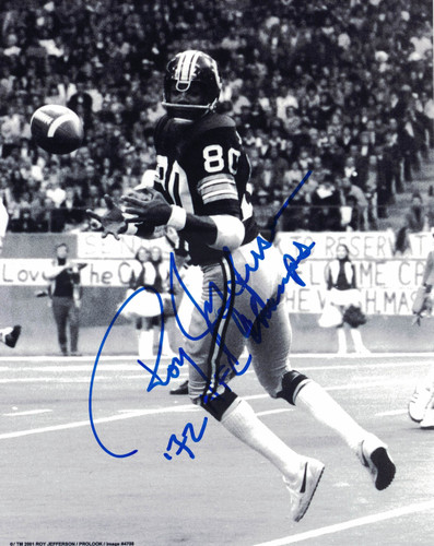 Roy Jefferson Autographed Washington Redskins 8x10 Photo NFC Champs