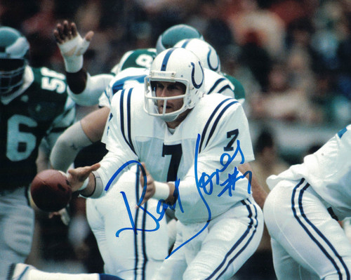 Bert Jones Autographed/Signed Baltimore Colts 8x10 Photo