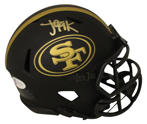 Javon Kinlaw Autographed San Francisco 49ers Eclipse Mini Helmet BAS
