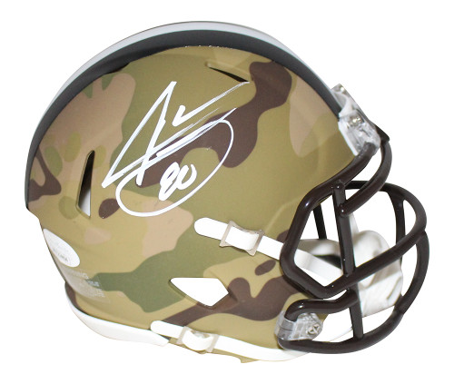 Jarvis Landry Autographed/Signed Cleveland Browns Camo Mini Helmet BAS