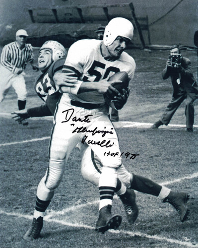 Dante Lavelli Autographed/Signed Cleveland Browns 8x10 Photo