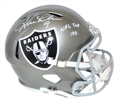 Shane Lechler Signed Las Vegas Raiders F/S Flash Speed Helmet NFL 100 BAS