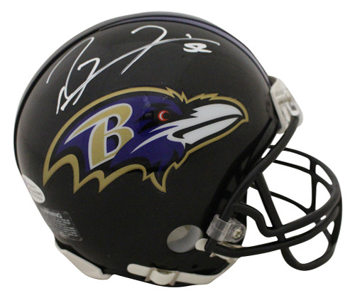 Ray Lewis Autographed/Signed Baltimore Ravens Mini Helmet BAS