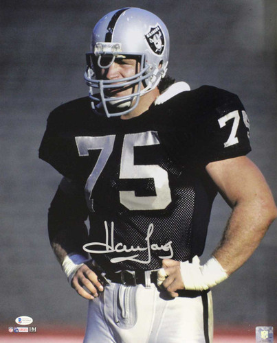 Howie Long Autographed/Signed Oakland Raiders 16x20 Photo BAS