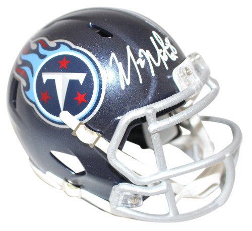 Marcus Mariota Autographed Tennessee Titans Speed Mini Helmet JSA