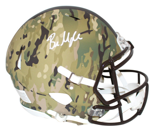 Baker Mayfield Autographed Cleveland Browns Authentic Camo Helmet BAS