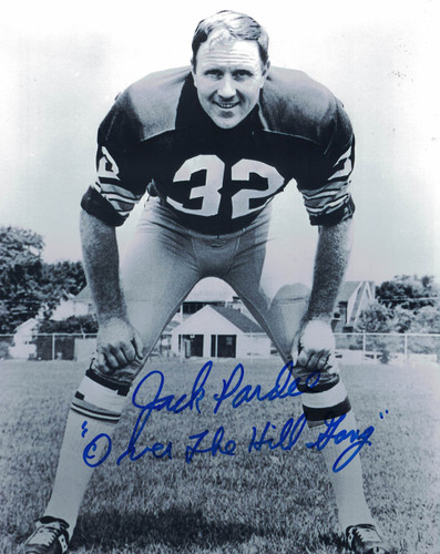 Jack Pardee Autographed Washington Redskins 8x10 Photo Over Hill Gang