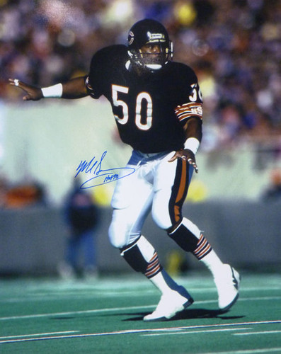 Mike Singletary Autographed Chicago Bears 16x20 photo w/HOF 98