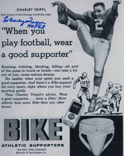 Charley Trippi Autographed/Signed Chicago Cardinals 8x10 Photo HOF