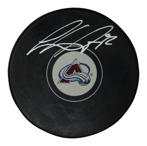 Gabriel Landeskog Autographed Colorado Avalanche Logo Puck Beckett