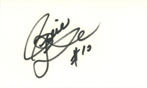 Pierre Larouche Autographed New York Rangers Index Card Beckett 45272